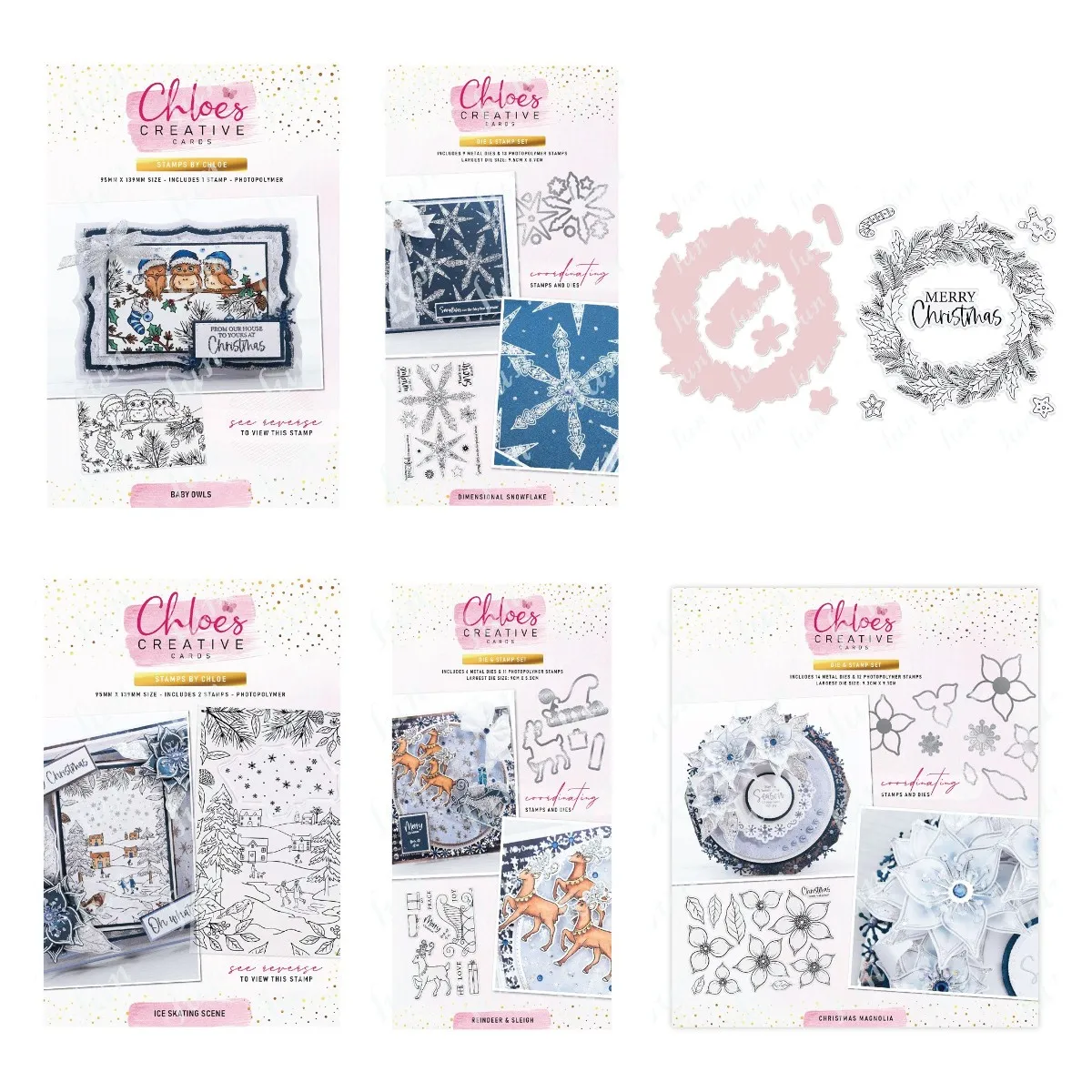 2022 New Clear Stamps and Metal Cutting Dies Sets Cuts Crafts Making Christmas Wreath Paper Card Scrapbooking Supplies Decor