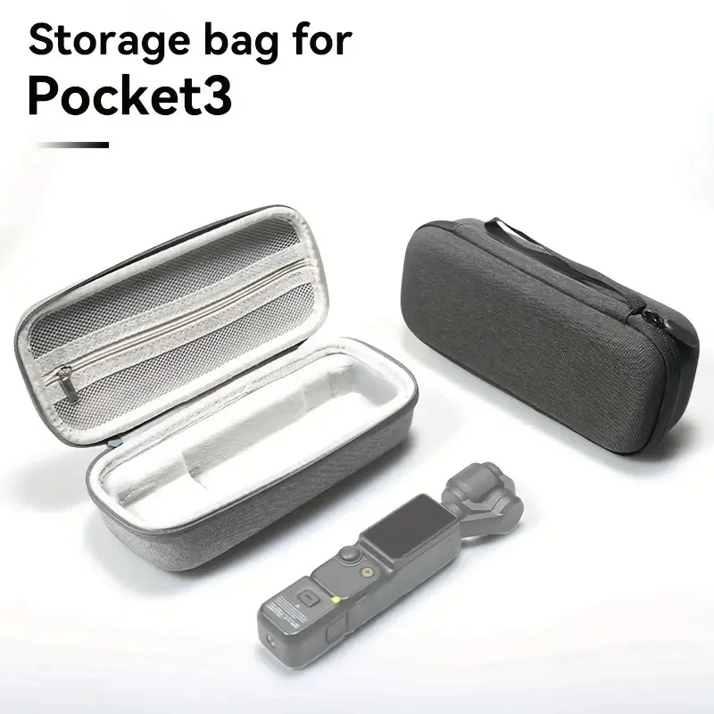 For DJI OSMO Pocket 3 Accessories Portable Carrying Bag Scratch Proof Custom-Designed Lightweight Action Camera Storage Case image 3