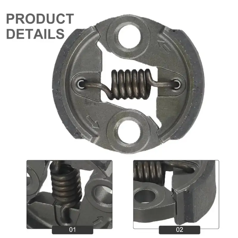 

Lawn Mower Clutch Shoe Metal With Drum Gear For 139GX35/40-5/140 Stroke Brush Cutter Wear-resisting Premium Replace Part