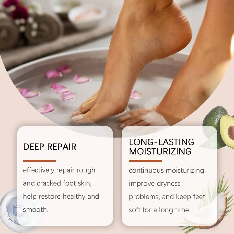 Deep Moisturization Soothes Tired Feet Cream Deeply Nourishing Hydrating Exfoliating Rejuvenating Removal Dead Skin Foot Cream