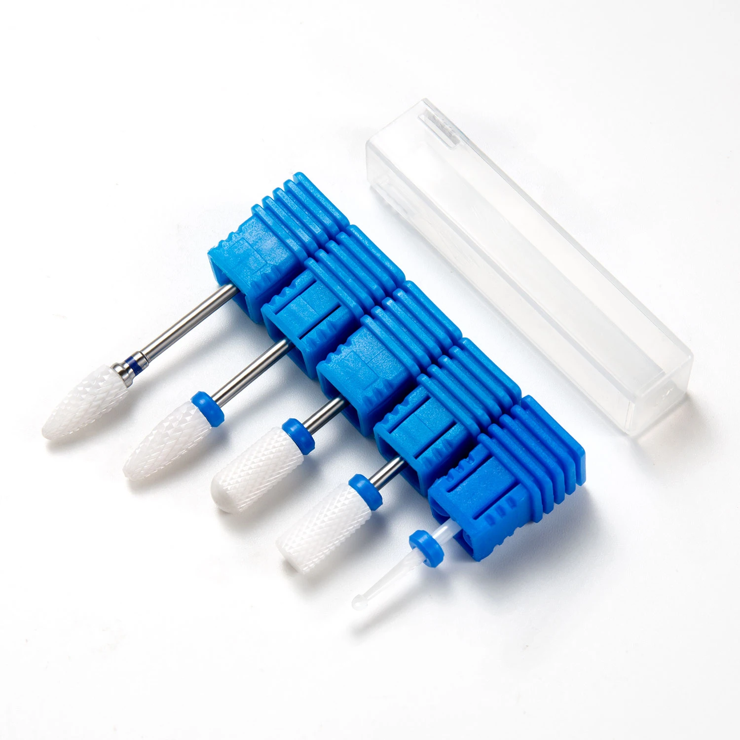 5PCS Ceramic Nail Drill Bits Electric Drill Machine Nail Milling Cutter Bits Nails Accessories Tools For Manicure Pedicure Tools