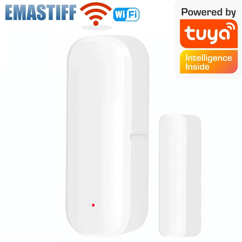 

WiFi Smart Door Sensor Door Open Closed Detectors Smart Home Security Protection Alarm System Work with tuya Smart APP Control