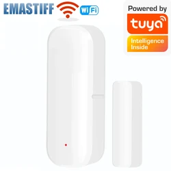 Tuya WiFi Smart Door Sensor Door Open Closed Detectors Smart Home Security Protection Alarm System Smart Life APP Control