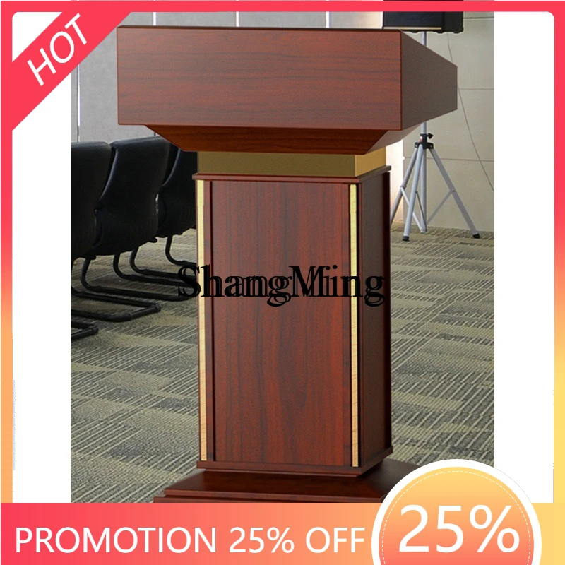 

SM New Superior Sense Solid Wood Lecture Table School Teacher Lecture Table Hotel Reception