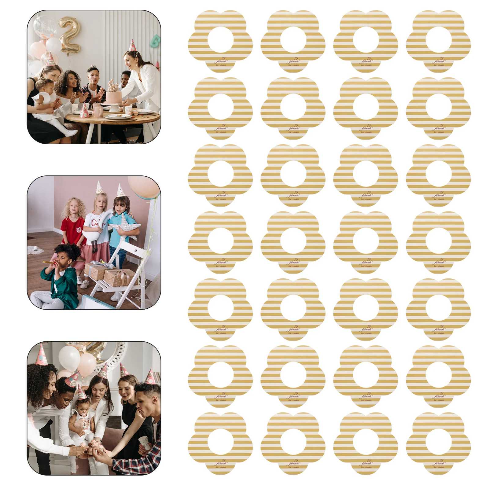 

200Pcs Drip-Proof Ice-Pop Holders Paper Popsicles Holders for Kids Home Restaurant Use Drip-Proof Ice-Pop Holder