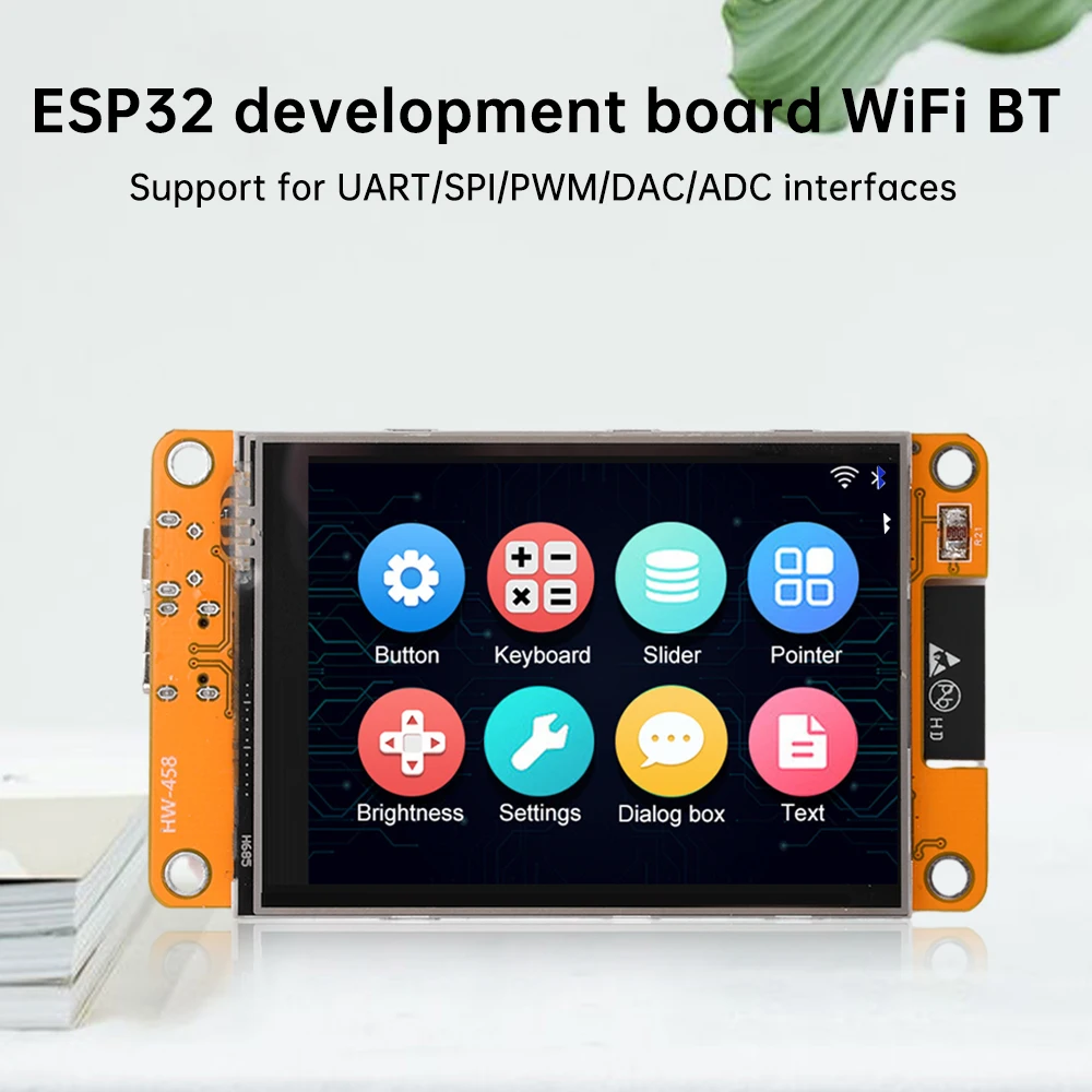 ESP32 WiFi Bluetooth Development Board 2.8-inch 240×320 Smart LCD Development Board TFT Module with Touchscreen 22 I/O Ports