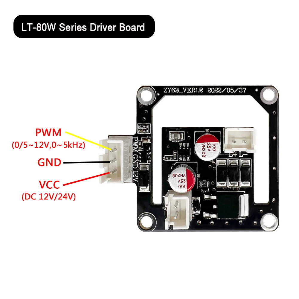 LASER TREE 20W 40W 80W Laser Driver for Laser Engraving Module Laser Cutter Engraver Head Wood Working Tools and Accessories