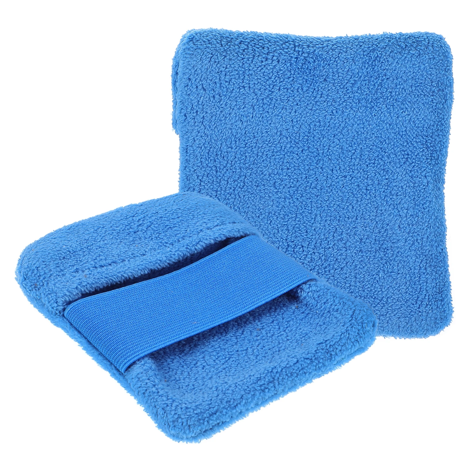 

2 pcs Zipper Sand Removal Powder Bag Body Wipe Cleaner Beach Summer Essentials Reusable Portable Lightweight Mitt