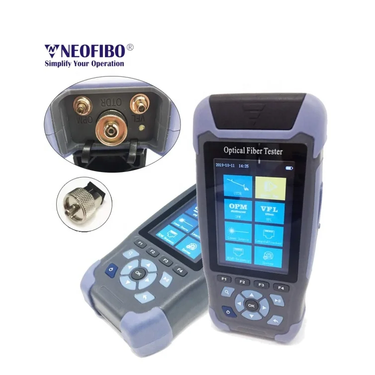 Neofibo OTDR Mini-Pro Multifunction Tester Built In OPM OLS RJ45 Test VFL Test Rang 5m-60Km Otdr 1625nm Mini Otdr
