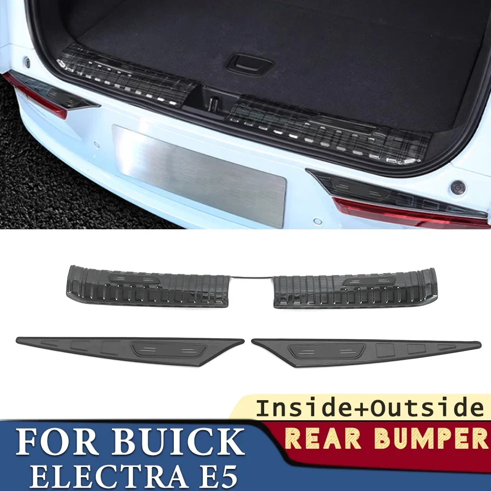 

Trunk Bumper for Buick Electra E5 2023-2024 Car Accessories Stainless Rear Fender Protector Sill Cover Stick Decoration