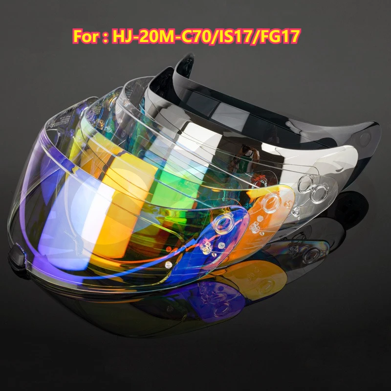 

HJ-20M Motorcycle Helmet Visor Lens Case for HJC C70 FG-17 IS-17 FG-ST HJ-20ST Anti-UV Dustproof Helmet Lens Helmet Accessories
