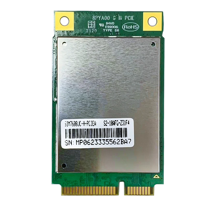 SIMCOM SIM7600JC-H-PCIEA LTE Cat4 MINI PCIE Module Audio Function Japan Band B1/B3/B8/B18/B19/B26 150Mbps Download Data Transfer