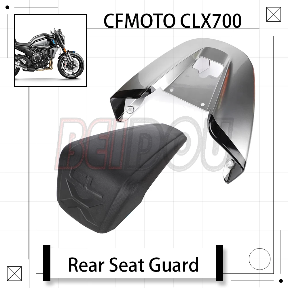 

For CFMOTO CLX700 CLX-700 700 CLX Motorcycle Original Seat Cover Seat Guard Protective Shell Rear Seat Cushion CF700-2A