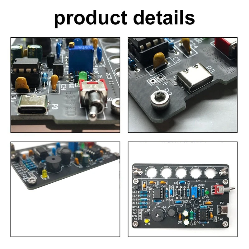 DIY Nuclear Radiation Meter Circuit Board Kit Assembled Geiger Counter Radioactive Ray X//-Ray Radiation Tester High Guality