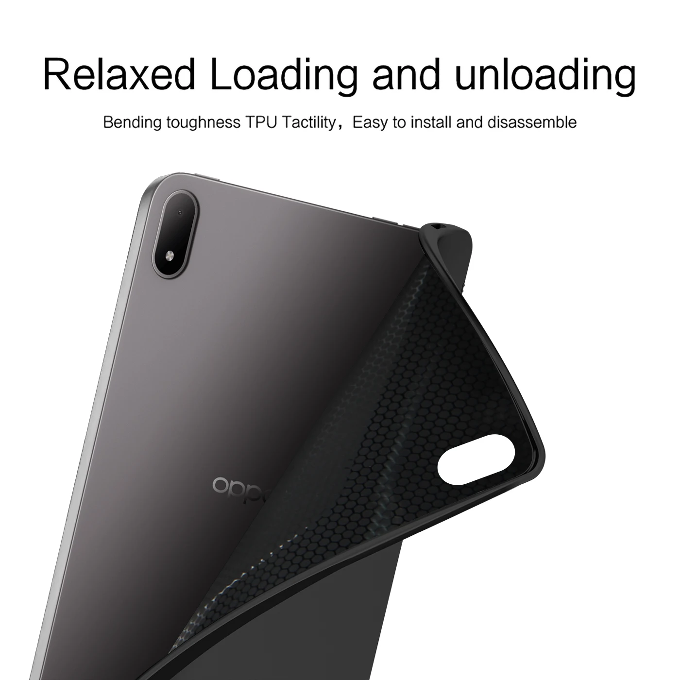 AJIUYU Soft Case For OPPO Pad Mini 2026 Silicone Cover Shell for OPPO Pad Mini 8.8 inch OPD2515 Tablet TPU Protective Skin Case