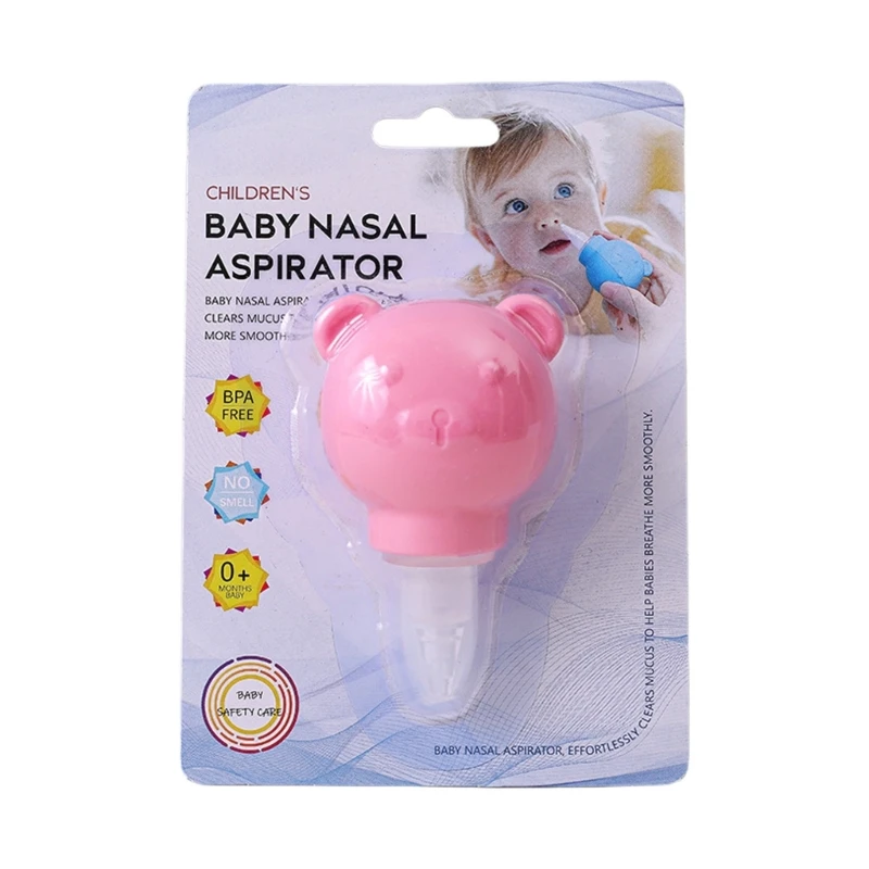

Infant Nose Suction Device Safe TPE Construction Ergonomic Designs Device for Easy Operation & Thorough Nasal Cleaning
