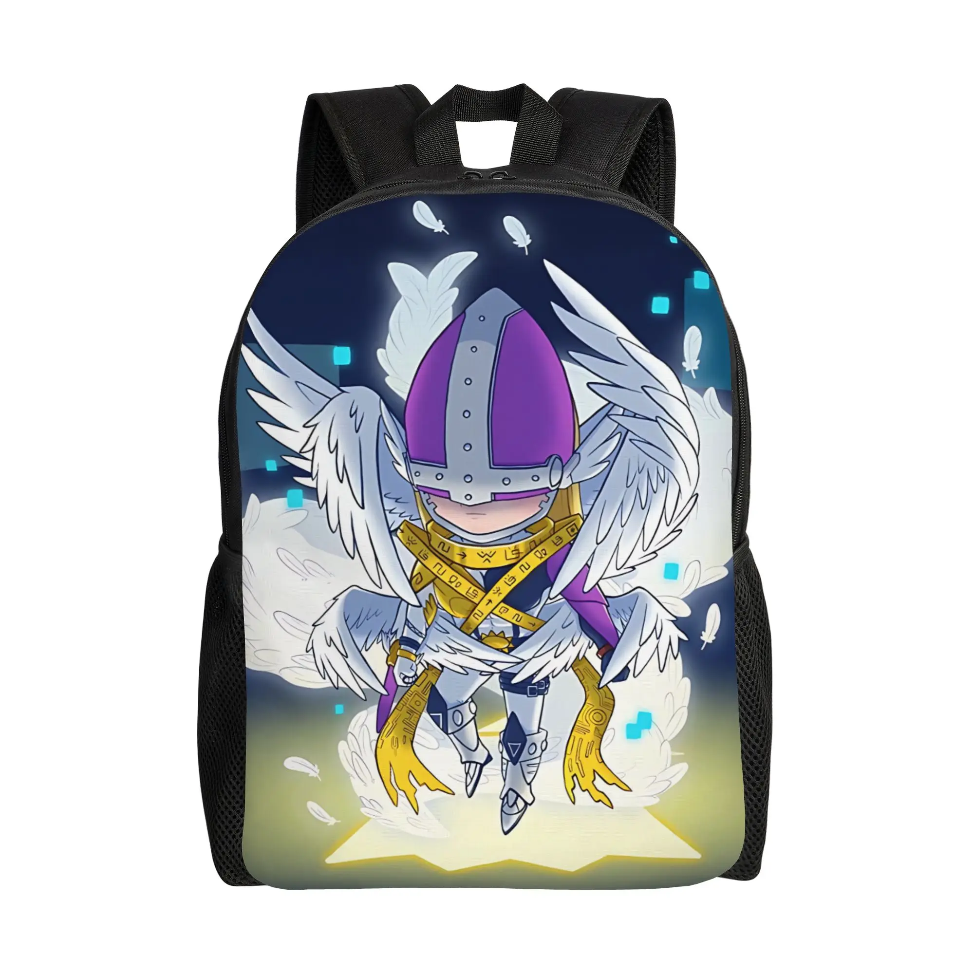 

1Piece DIGIMON Laptop Bag White Backpack New Semester Begins