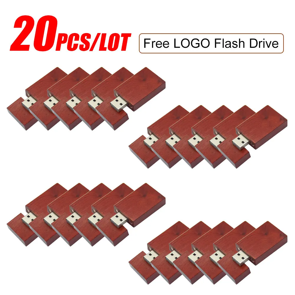

20 Pcs/Lot High Speed Wooden USB 3.0 Flash Drives Pen Drive Photography Custom Memory Stick 64GB/32GB/16GB/8GB U Disk Free Logo