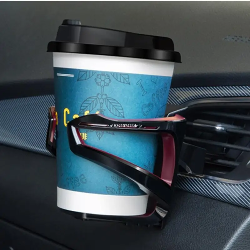 Portable Auto Cup Holder Air Vent Universal Wear-resistant Place Mug Bottle Multifunction Beverage Holder Dropship