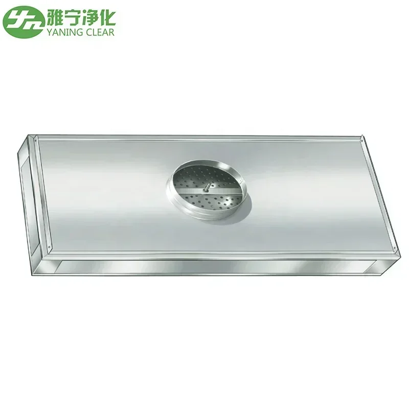 YANING Mini Deep Pleat H13 H14 U15 Laminar Air Flow Hood Air Purifier Terminal Housings Disposable Terminal HEPA Air Filter