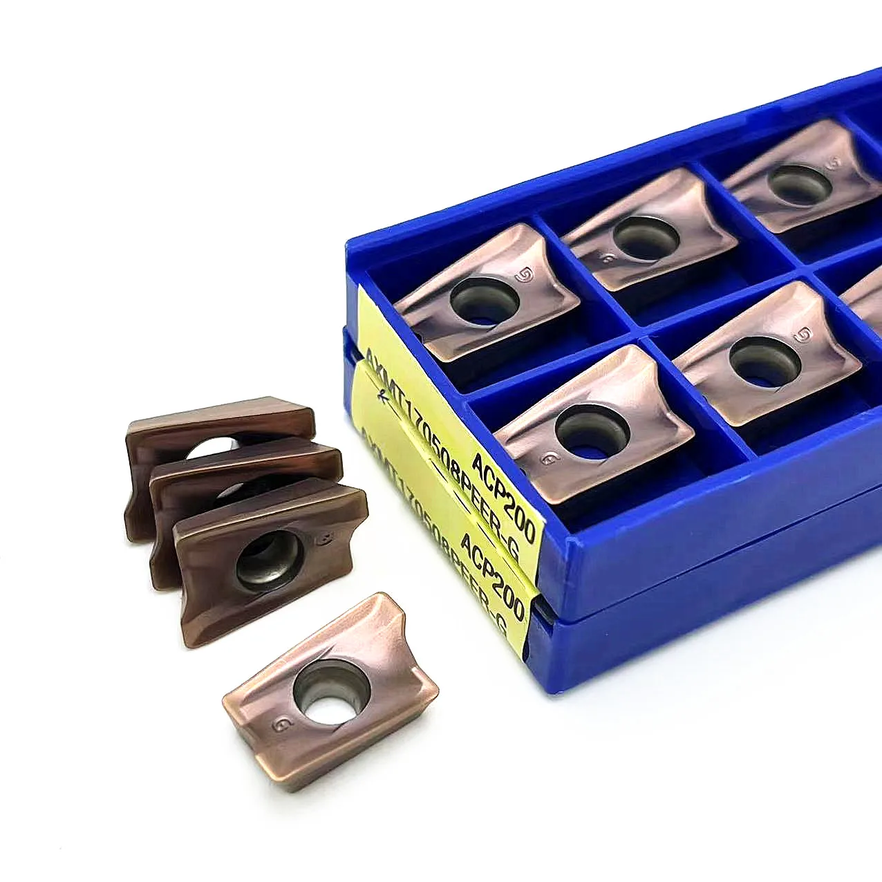 100% original AXMT123508PEER G ACP200 AXMT170508PEER G ACP200 Cemented carbide Insert milling turning tool CNC Milling cutter