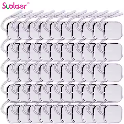 Tens EMS Electrodes Pads Non-woven Fabric Self Adhesive Replacement Massage Patch for Muscle Electrostimulator Body Massager