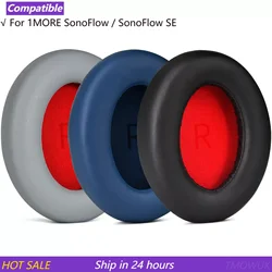 1Pair Ear Pad For 1MORE SonoFlow/SonoFlow SE Headphone Ear Pad Cushion Replacement Earphone Accessories Headphone Cover Ear Pads