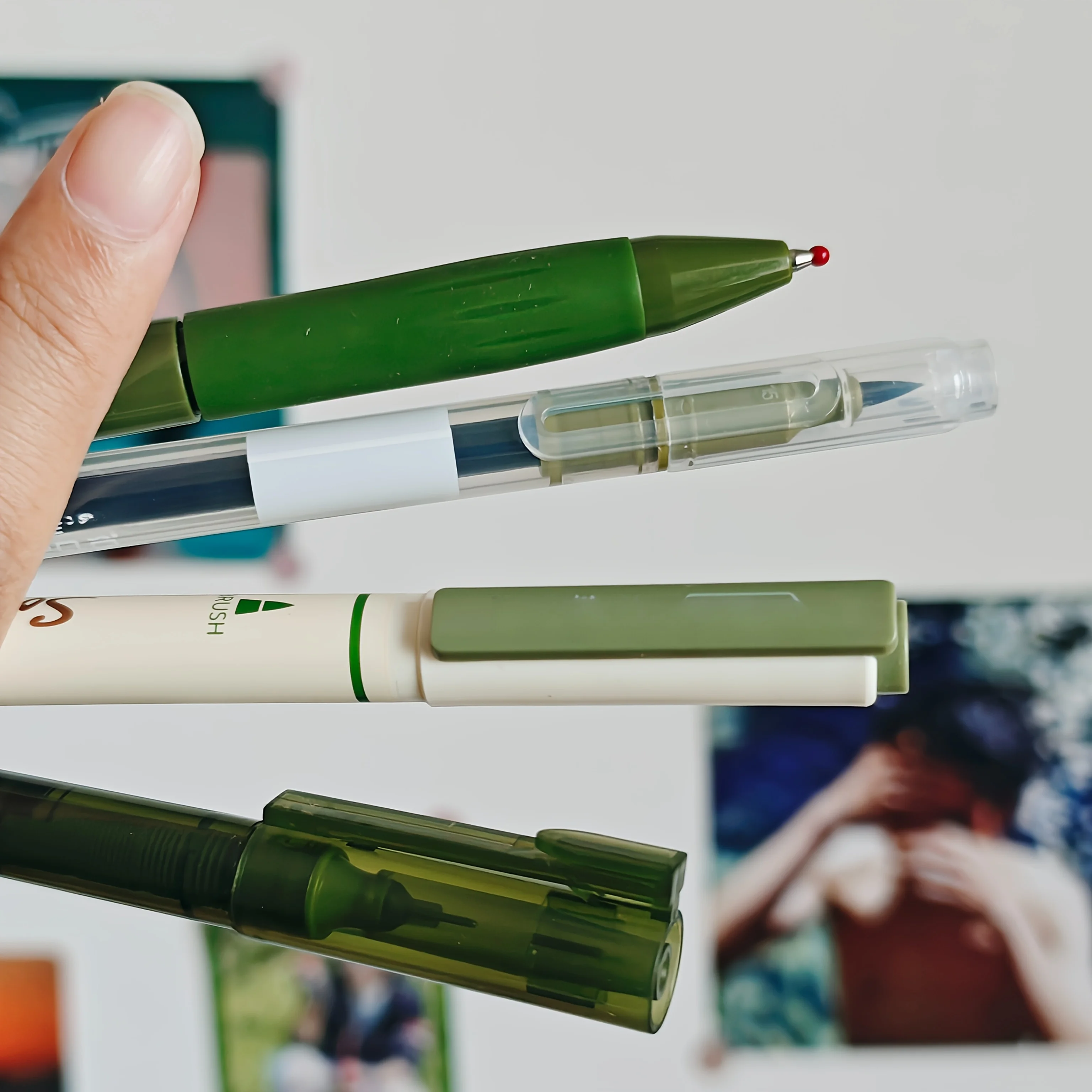 4 Vintage-Stiftsets, schnell trocknende Tinte für glattes Schreiben, kompatibel mit mehreren Spitzen, ideal für Büroarbeit und Notizbücher, Schreibwaren – Detail 4