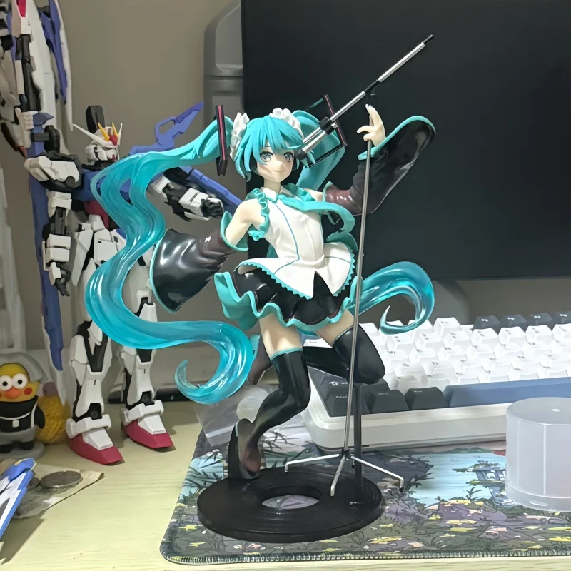 21cm Original Amp Vocaloid Hatsune Miku Figure Miku Birthday 2023 Ver. 16th Anniversary Artist Action Figurine Anime Model Toy