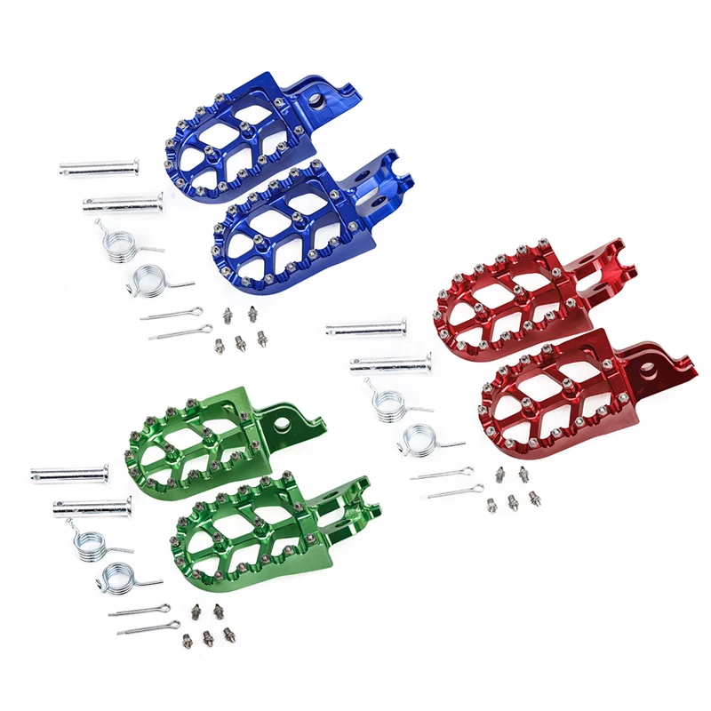 Motorcycle Universal CNC Colorful Footpeg Footrest Foot Pegs For HONDA CRF XR 50 70 110 M2R SDG DHZ SSR KAYO Pit Bike