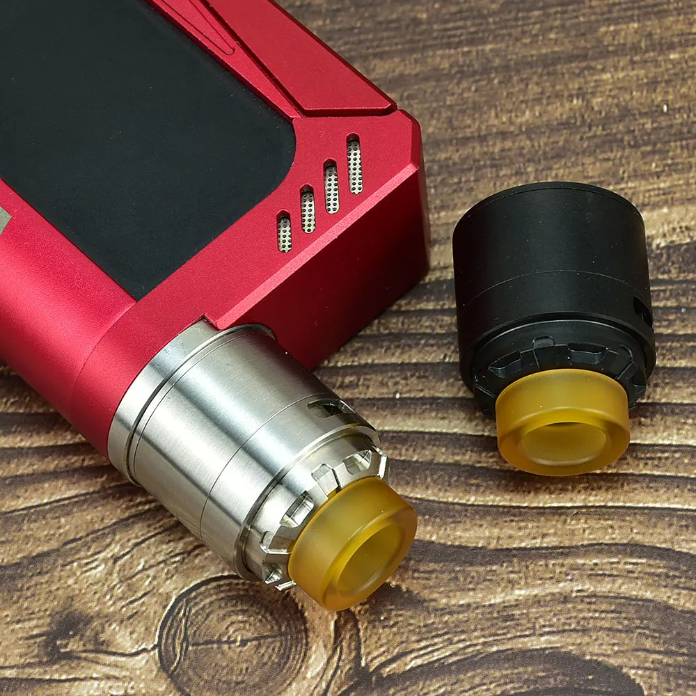 WolfCoolvape vape 1 1 Reload X RDA 304SS 24mm Squonk Pin Vape rda atomizer Rebuildable Tank rda 810 ULTEM Drip Tip atomizer tank