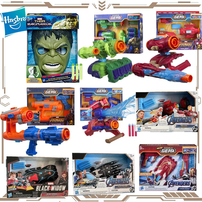 Hasbro Original Marvel Los Vengadores Capitán América Hulk Iron Man figuras de acción de juguete para niños niñas regalo adornos coleccionables
