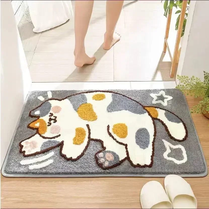 

absorbent floor kitchen bathroom entrance soft and non slip bathroom floor mat