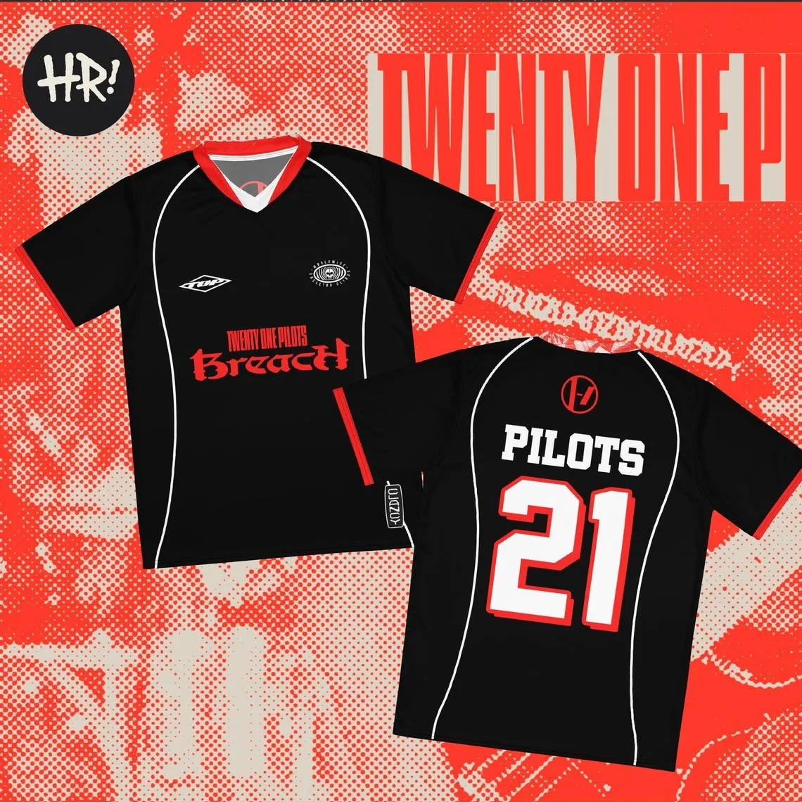 2026 New Twenty One Pilots Breach Rock Band Sports Shirt Women's and Men's T-shirt Y2K Loose 21 Street Music Casual Top