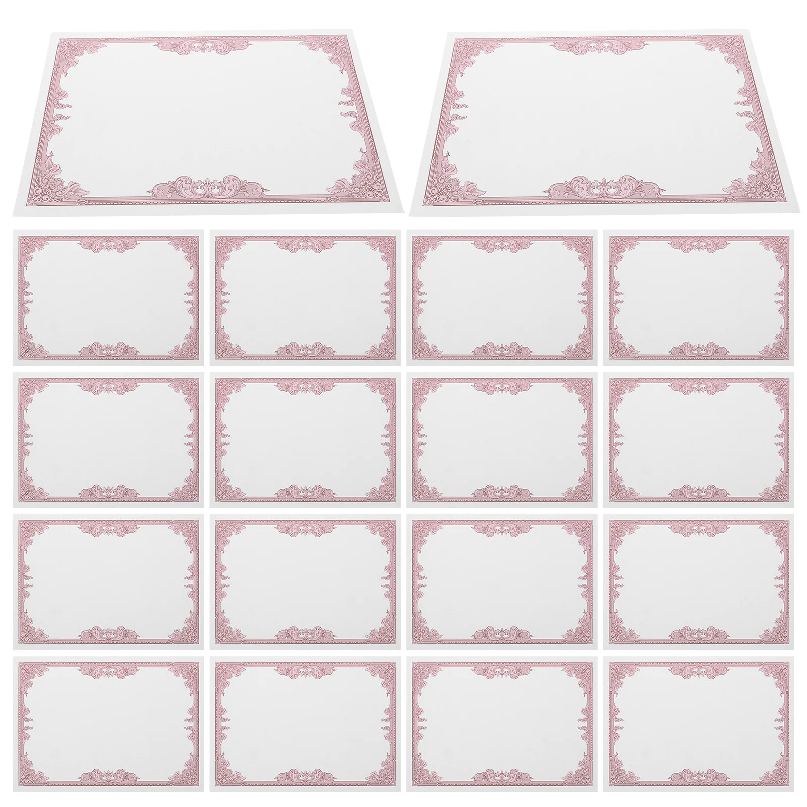 

30 шт., пустая бумага для диплома, бумага для печати, внутренние листы для школьных наградов, выпускное общение