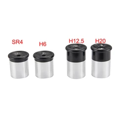 4PCS/SET Agnicy Astronomical Telescope Accessories H20mm H12.5mm H6mm SR 4mm 0.96 Inches 24.5mm Interface Huygens Eyepiece