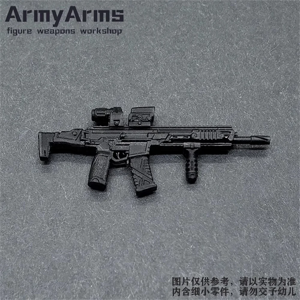 الحلزون في المخزون ArmyArms 1/50 دمية الجندي حوالي 5 سنتيمتر HK437 بندقية لعبة مجسمة الملحقات غير قادر على إطلاق