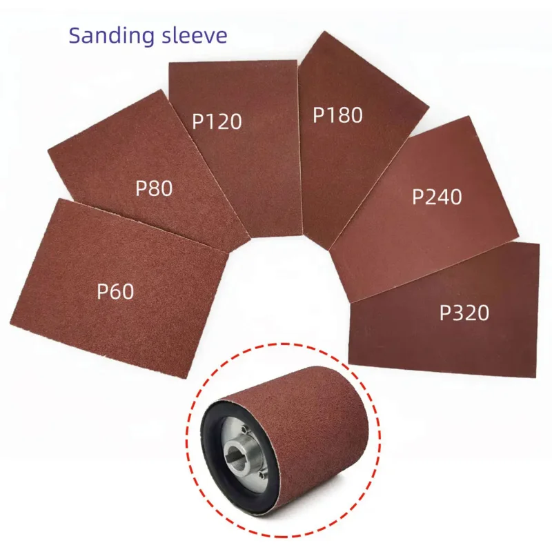 

10Pcs 283*100mm Sanding Belt Sleeve Sand Abrasive for Grinder Polishing Expansion Roller Wood Metal Grit 60/80/120/180/240/320