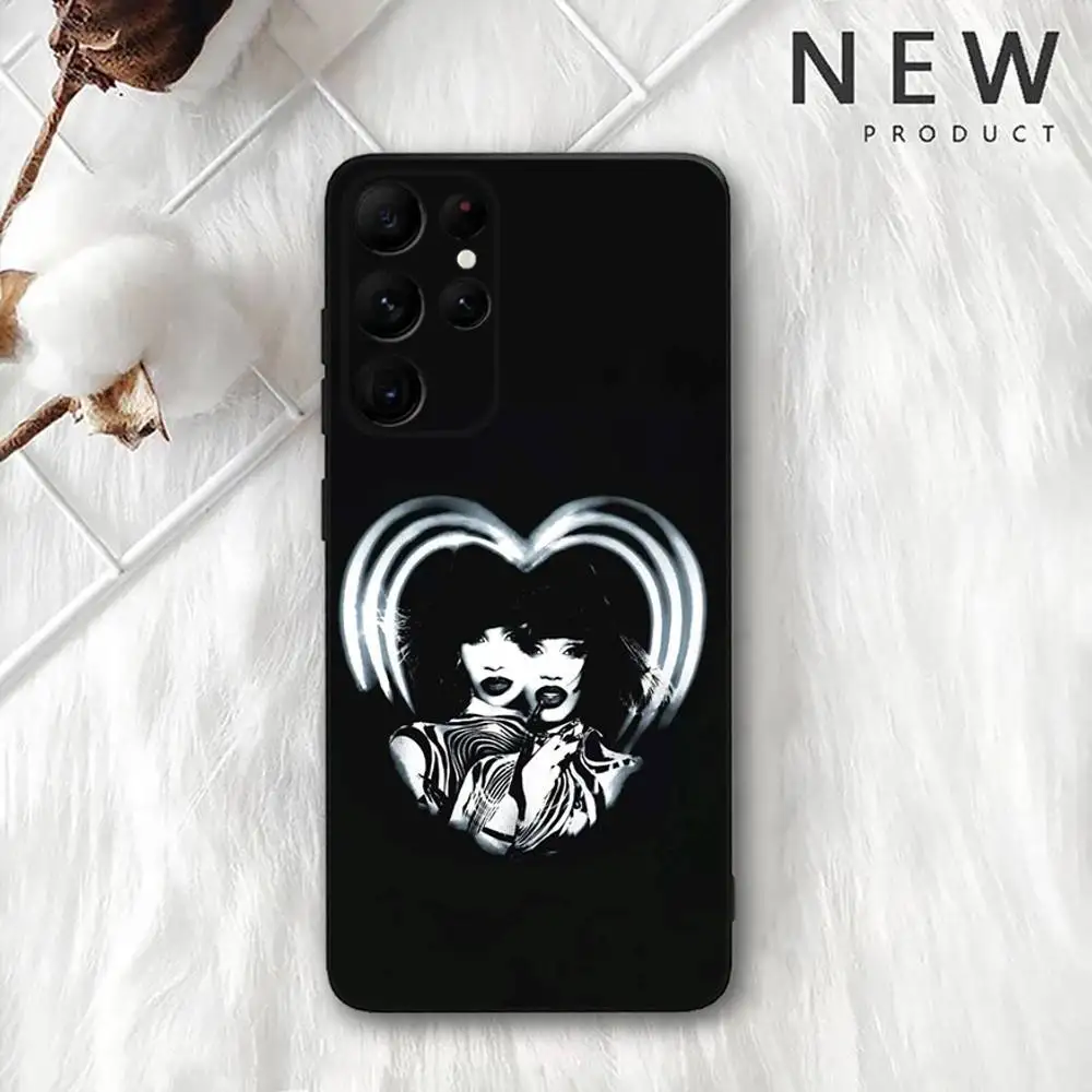 حافظة هاتف Cardi B Am I The Drama لهاتف سامسونج S 25,24,23,22,30,21,10,9,Ultra,Plus,Lite,FE,4,5G حافظة ناعمة سوداء #6