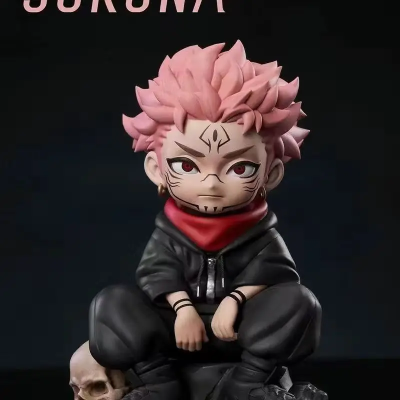 Jujutsu Kaisen Figure Itadori Yuji Gojo Satori Fushiguro Megumi Kugisaki Kawaii Toy Car Decoration PVC Model Gift image 5
