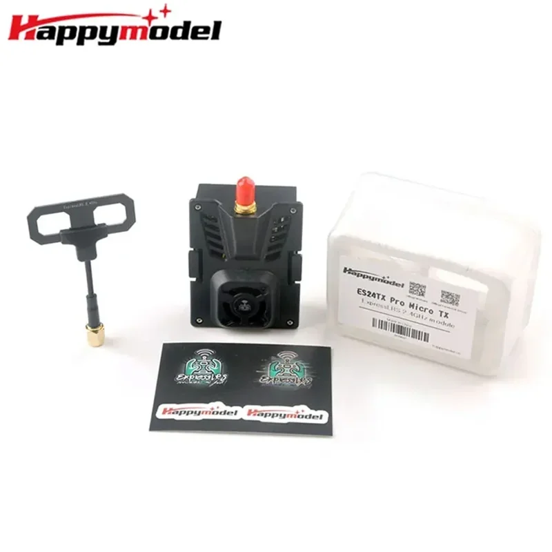 

Модуль HappyModel ES24TX Pro 1000 мВт 2,4G ExpressLRS ELRS Micro TX с охлаждающим вентилятором RGB светодиодный модуль для самолета FPV Drone RC
