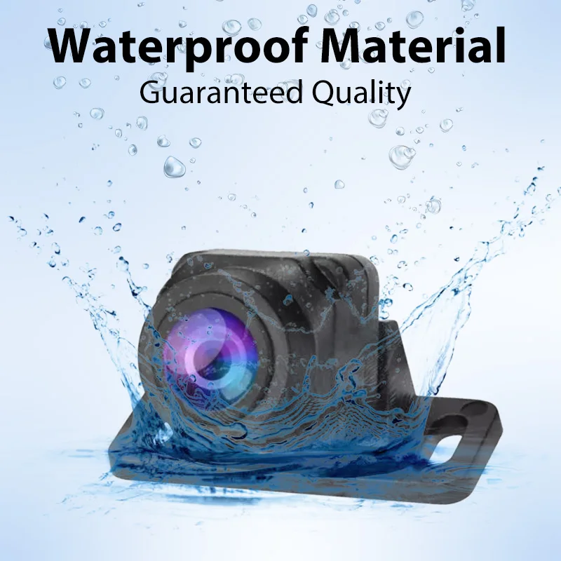 كاميرا الرؤية الخلفية للسيارة 1080P جديدة، 170 ° زاوية واسعة قابلة للتعديل ومضادة للتدخل للرؤية الليلية مقاومة للماء لوقوف السيارات كاميرا احتياطية #2