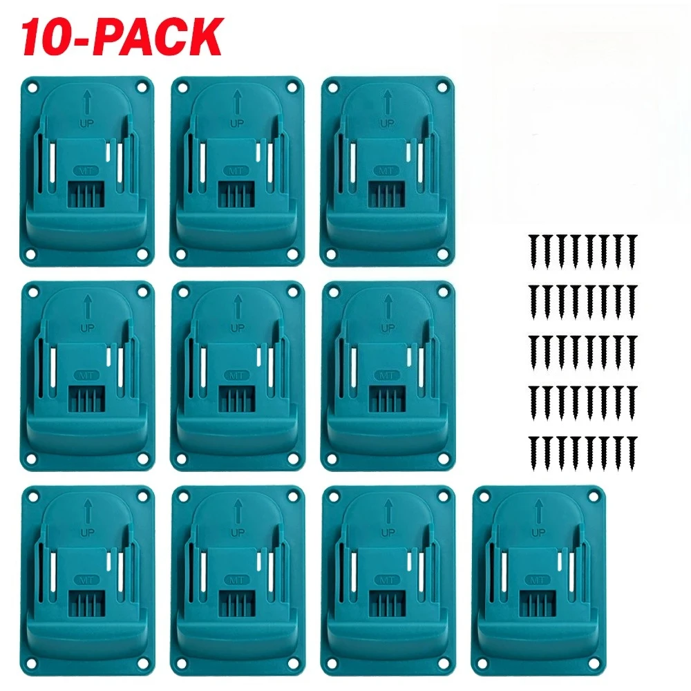 

Suitable for Makita 18V Li-ion Drills, Heavy Duty ABS Tools Wall Dock Hanger for Workshop 10PCS Tool Drill Mount Holder
