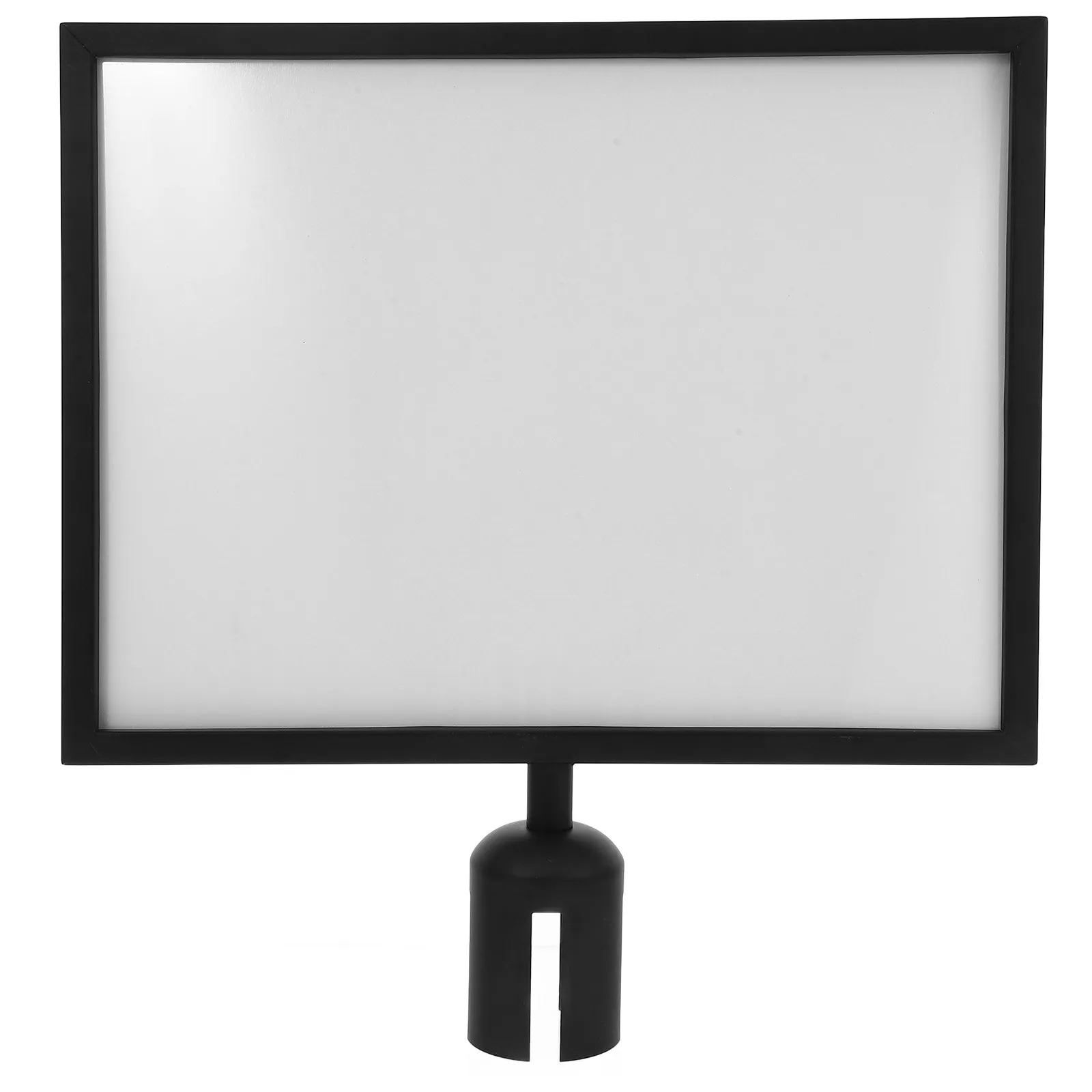 Retractable Belt Stanchion Sign Holder Vertical Portrait Top Stand Double Sided Sign Frame for Conference Concert Buffet Event