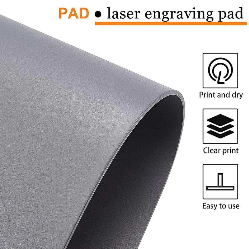 A4 Rubber Stamp Sheet For Laser Cutter And Engraving Machine Rubber Sheet Laser Engraving Material DIY Rubber Mat-75 Store