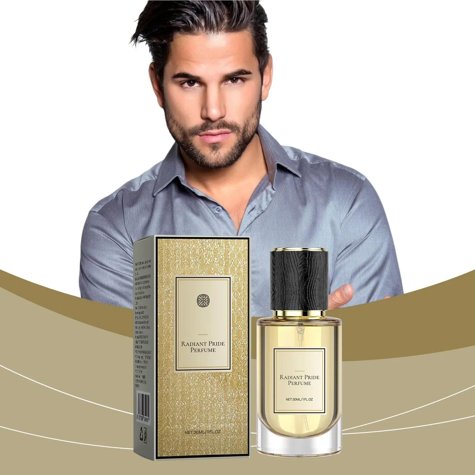 Radiant Pride Perfume  Natural And Fresh, Low-Key And Light F-Ragrance, Long-Lasting F-Ragrance For Men 30ml