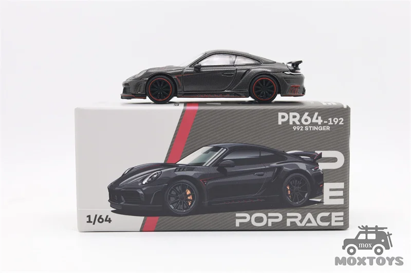 

POP RACE 1:64 STINGER GTR CARBON EDITION REDLINE PR640192 Литая под давлением модель автомобиля