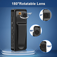 A32 Digital Mini Camera Clear Full HD 1080P Motion Detection 800mAh Sports DV Back Clip Rotating Lens Webcam Dashcam for Riding