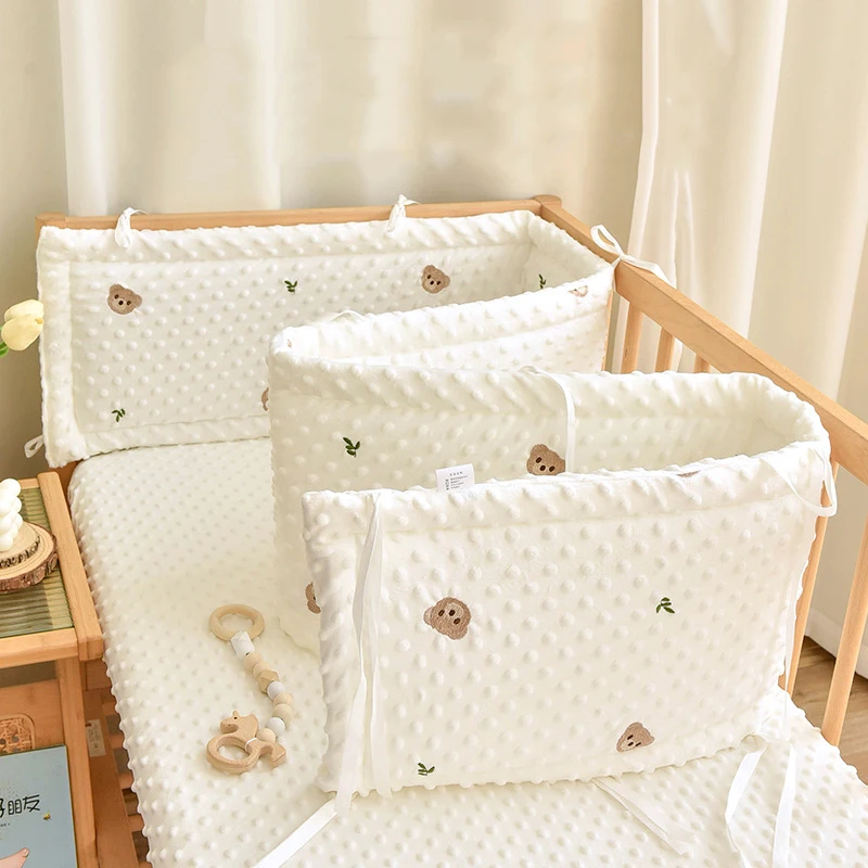 

Newborn baby crib surround anti-collision buffer soft bag, one piece baby soothing bean bed with children's splicing Bed fence