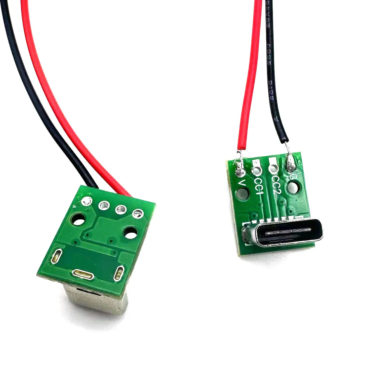 1-10pcs USB 3.1 Type C-Type Vertical Terminal Board 6-Pin Data Strip PCB USB Strip Board Female Socket 6p USB C Connector